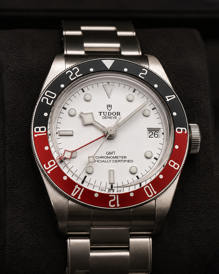 2026 Tudor Black Bay GMT "Pepsi" 41MM White Dial Steel Bracelet (79830RB)