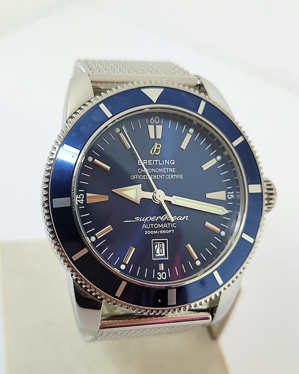 Breitling Superocean Heritage 46MM Blue Dial Steel Bracelet (A17320)