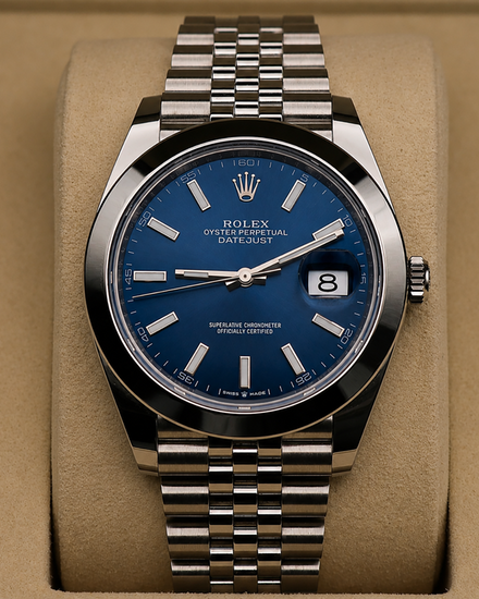 2026 Rolex Datejust 41MM Blue Dial Jubilee Bracelet (126300)