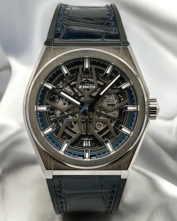 2020 Zenith Defy Classic 41MM Skeleton Dial Leather Strap (95.9000.670/78.R584)