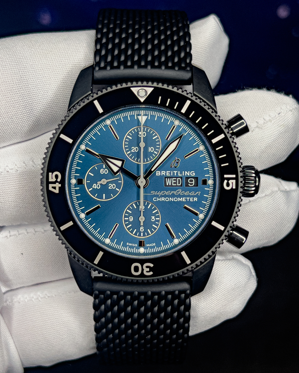 Breitling Superocean Heritage "Outerknown" 44MM Blue Dial Textile Strap (M13313)