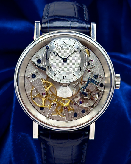 2023 Breguet Tradition 40MM Skeleton Dial Leather Strap (7057BB/11/9W6)