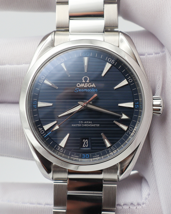2023 Omega Seamaster Aqua Terra 150M 41MM Blue Dial Steel Bracelet (220.10.41.21.03.001)