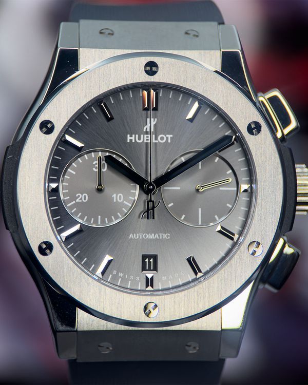 Hublot Classic Fusion 45MM Grey Dial Rubber Strap (521.NX.7071.RX)