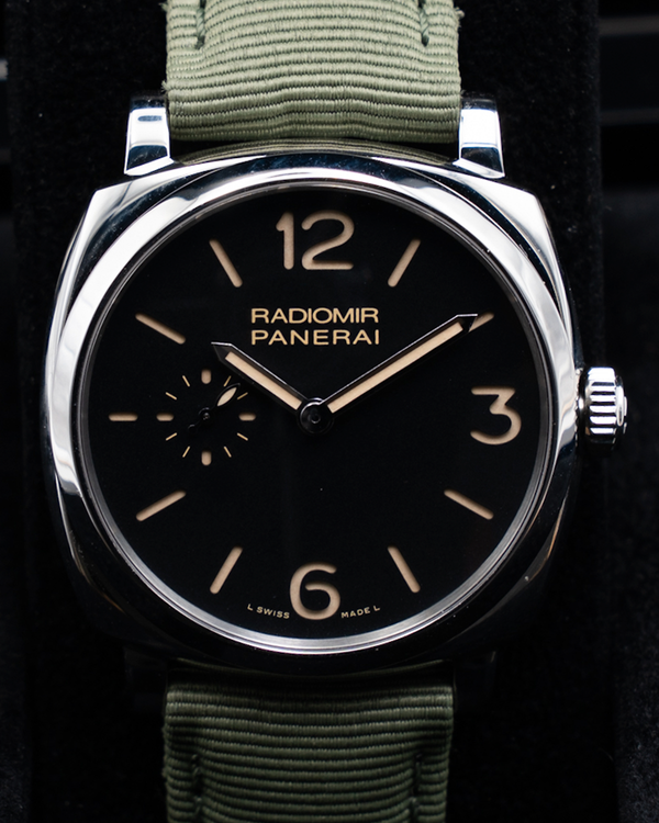 2016 Panerai Radiomir 42MM Black Dial Textile Strap (PAM00512)