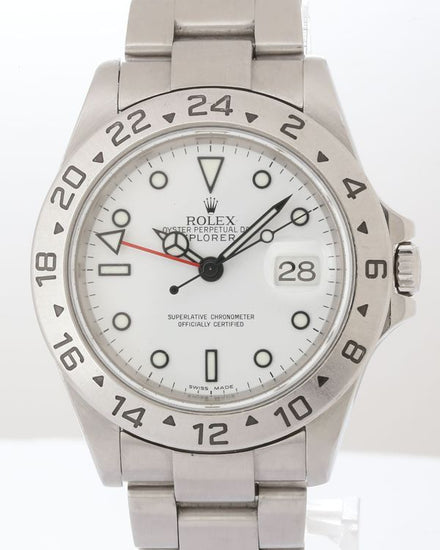 Rolex Explorer II "Polar" 40MM White Dial Oyster Bracelet (16570)