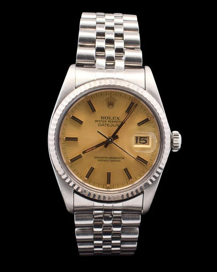 Rolex Datejust 36MM Champagne Dial Jubilee Bracelet (16014)