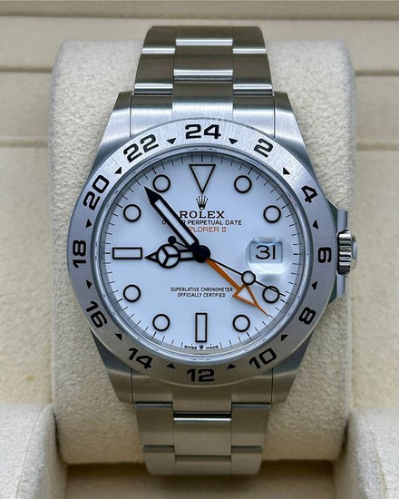 2024 Rolex Explorer II "Polar" 42MM White Dial Oyster Bracelet (226570)