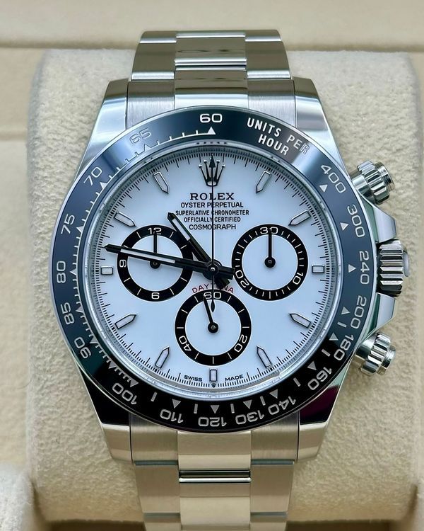 2024 Rolex Cosmograph Daytona "Panda" 40MM White Dial Oyster Bracelet