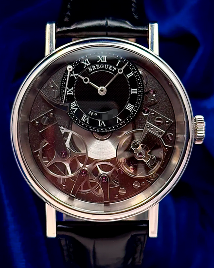 2024 Breguet Tradition 40MM Skeleton Dial Leather Strap (7057BB/G9/9W6)