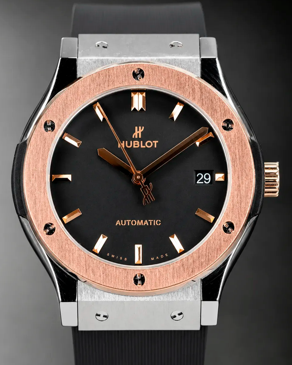 Hublot Classic Fusion 45MM Black Dial Rubber Strap (511.NO.1181.RX)