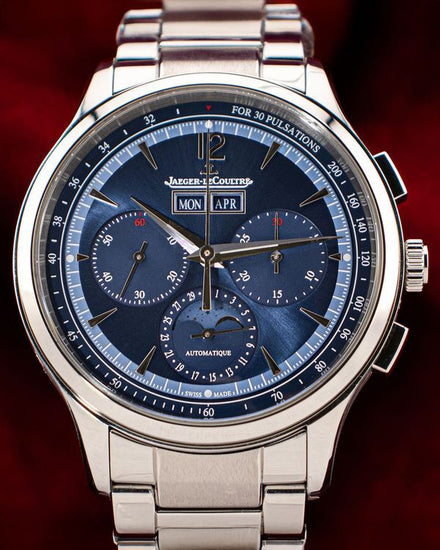 2025 Jaeger-LeCoultre Master Control Chronograph Calendar 40MM Blue Dial Steel Bracelet (Q4138180)