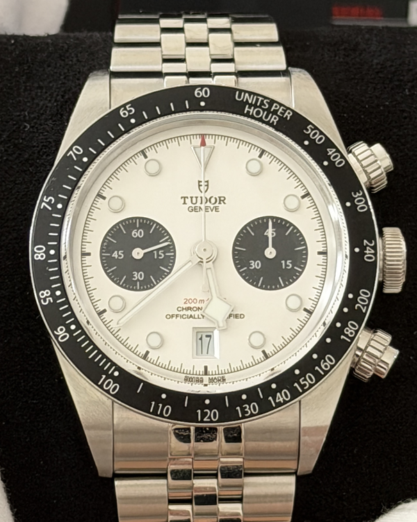 2025 Tudor Black Bay Chrono "Panda" 41MM White Dial Steel Bracelet (M79360N-0014)