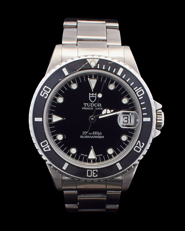 Tudor Submariner 40MM Black Dial Steel Bracelet (75090)