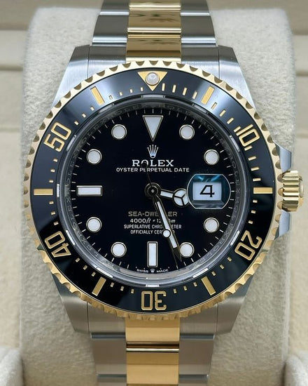 2025 Rolex Sea-Dweller 43MM Black Dial Two-Tone Oyster Bracelet (126603)