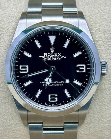 2024 Rolex Explorer 36MM Black Dial Oyster Bracelet (124270)