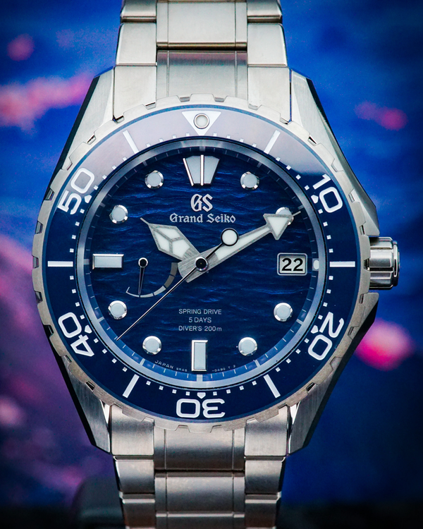 2025 Grand Seiko Evolution 9 43.8MM Blue Dial Titanium Bracelet (SLGA023)
