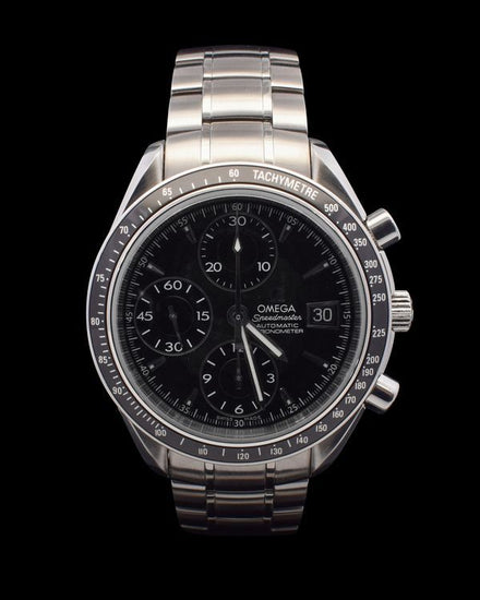 Omega Speedmaster Date 40MM Black Dial Steel Bracelet (3210.50.00)