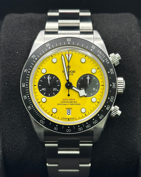 2026 Tudor Black Bay Chrono "Bumblebee" 39MM Yellow Dial Steel Bracelet (79310N)