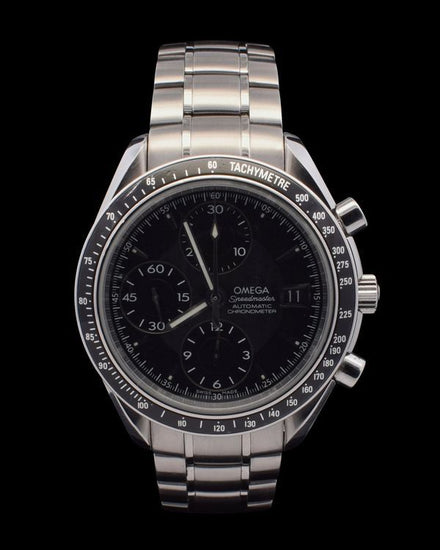 Omega Speedmaster Date 40MM Black Dial Steel Bracelet (3210.50.00)