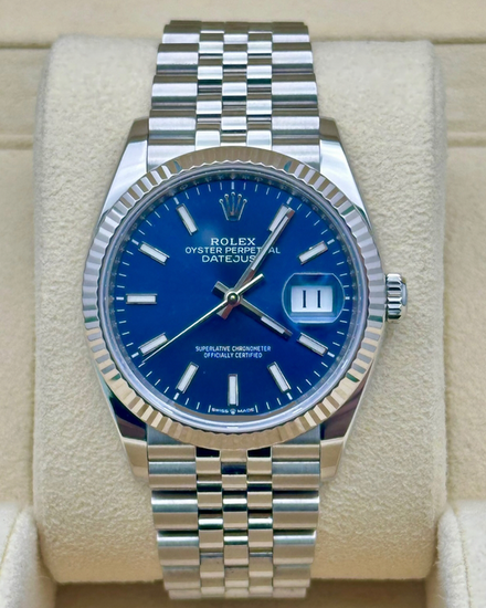 2026 Rolex Datejust 36MM Blue Dial Jubilee Bracelet (126234)