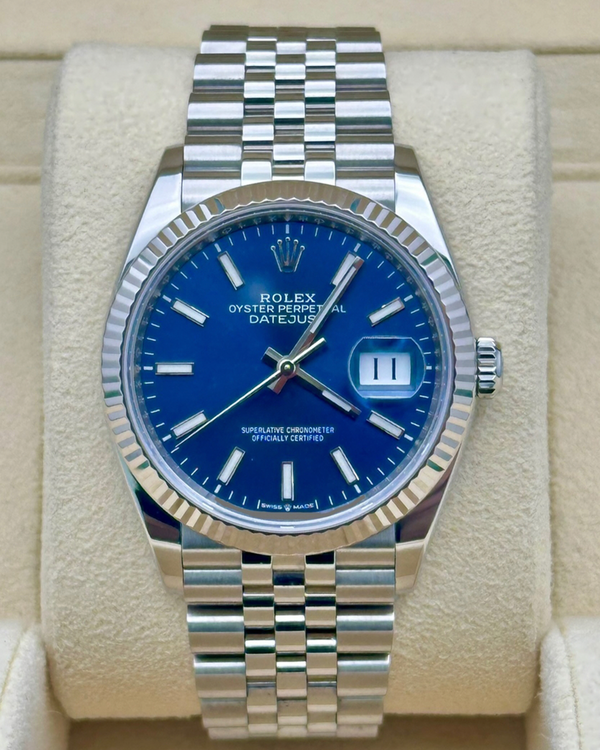 2026 Rolex Datejust 36MM Blue Dial Jubilee Bracelet (126234)