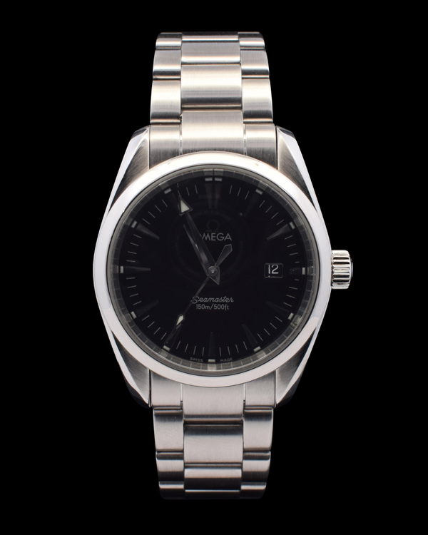 Omega Seamaster Aqua Terra 150M 36.2MM Quartz Black Dial Steel Bracelet (2518.50.00)