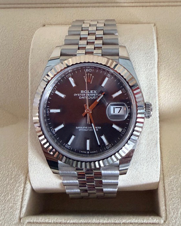 2022 Rolex Datejust 41MM Rhodium Dial Jubilee Bracelet(126334)