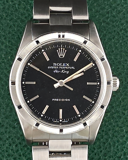 Rolex Air-King 34MM Black Dial Oyster Bracelet (14010)