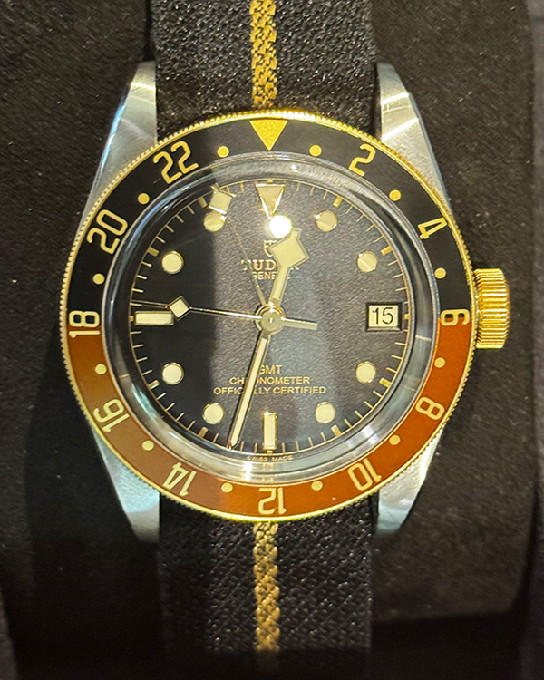 2023 Tudor Black Bay S&G GMT "Rootbeer" 41MM Black Dial Textile Strap (79833MN)