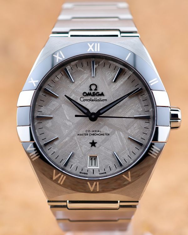 No Reserve - 2025 Omega Constellation 41MM Meteorite Dial Steel Bracelet (131.30.41.21.99.001)