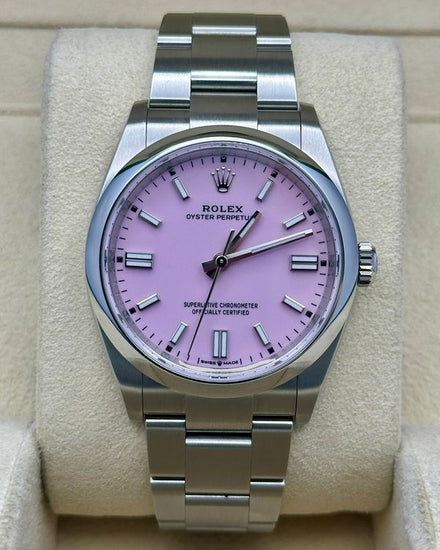 2025 Rolex Oyster Perpetual 36MM Pink Dial Oyster Bracelet (126000)