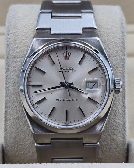 Rolex Datejust Oysterquartz 36MM Quartz Silver Dial Oysterquartz Bracelet (17000)
