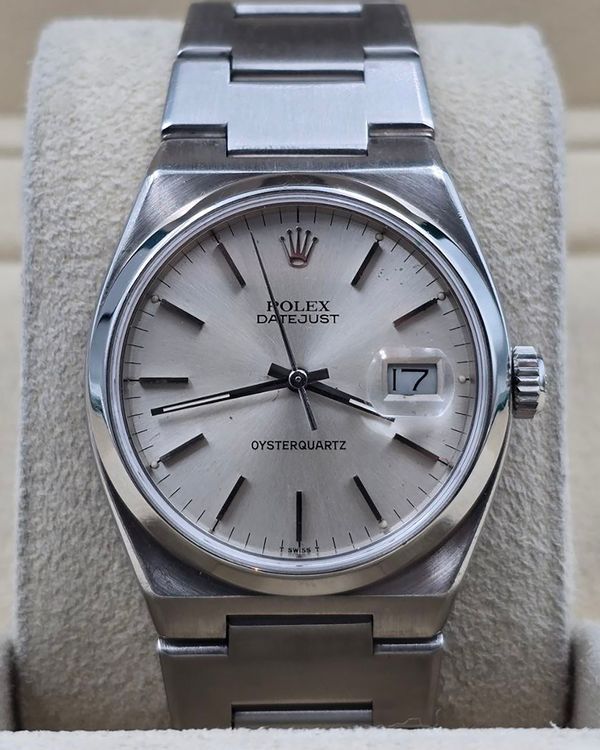 Rolex Datejust Oysterquartz 36MM Silver Dial Oysterquartz Bracelet (17000)