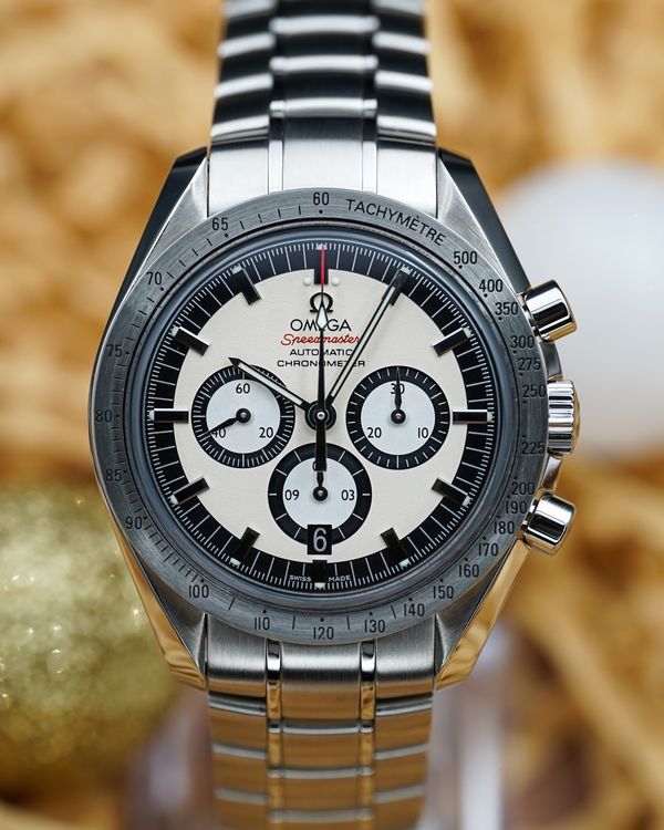 No Reserve - 2007 Omega Speedmaster 42MM White Dial Steel Bracelet (3506.31.00)