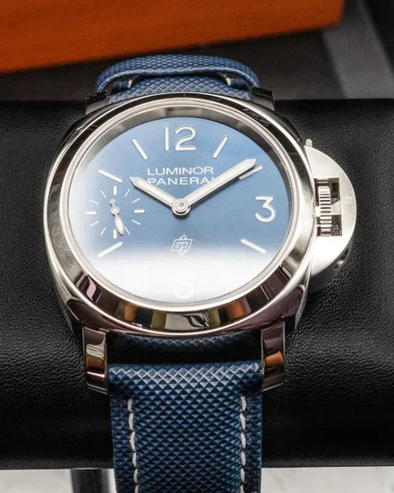 2021 Panerai Luminor 44MM Blue Dial Leather Strap (PAM01085)