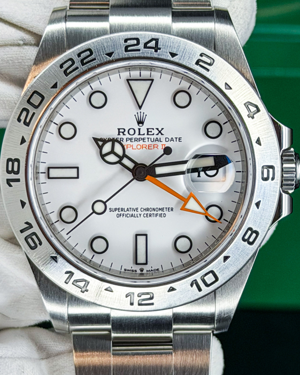 2023 Rolex Explorer II "Polar" 42MM White Dial Oyster Bracelet (226570)