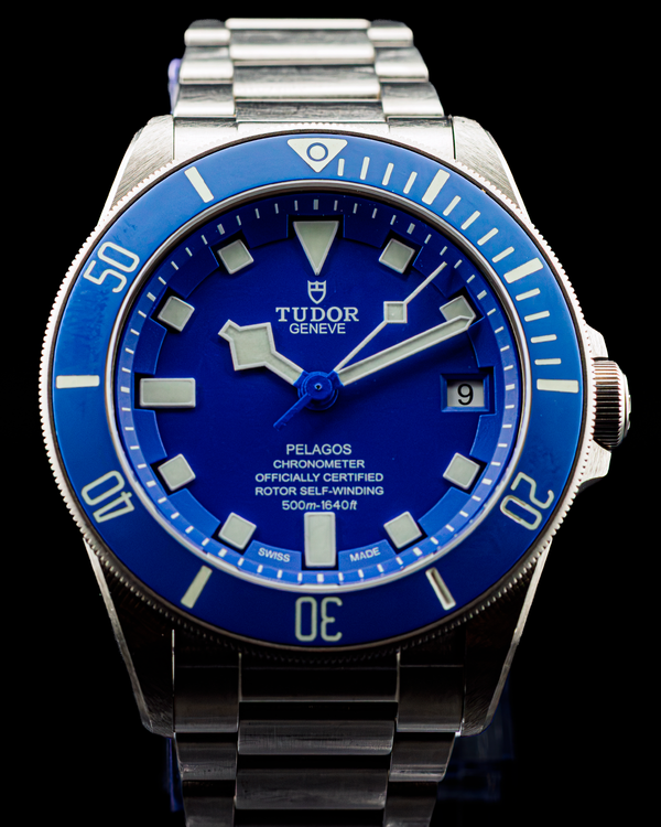 2022 Tudor Pelagos 42MM Blue Dial Titanium Bracelet (25600TB)