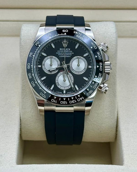2026 Rolex Cosmograph Daytona 40MM Black Dial Oysterflex Strap (126519LN)