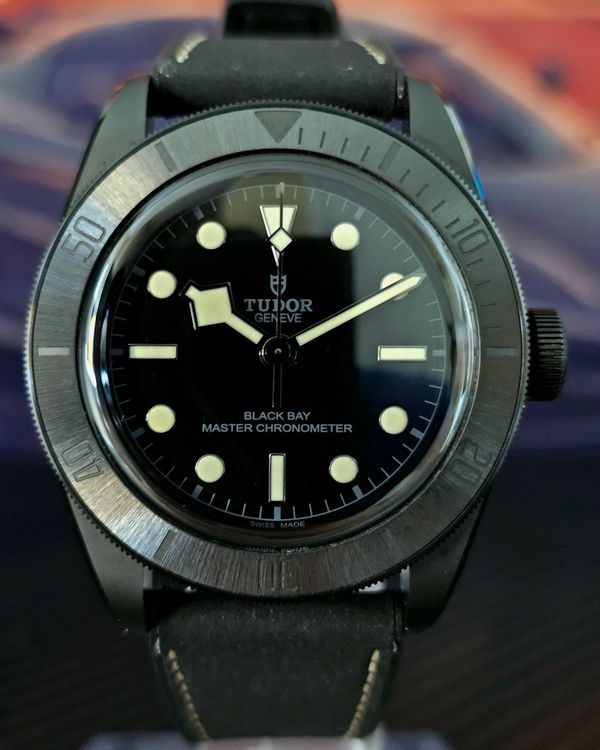 2021 Tudor Black Bay 41MM Black Dial Leather Strap (79210CNU)