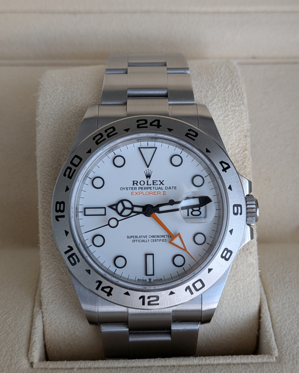 2025 Rolex Explorer II "Polar" 42MM White Dial Oyster Bracelet (226570)