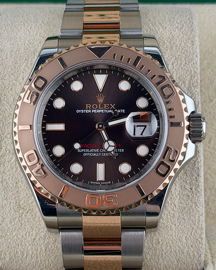 2018 Rolex Yacht-Master 40MM Black Dial Two-Tone Oyster Bracelet (116621)