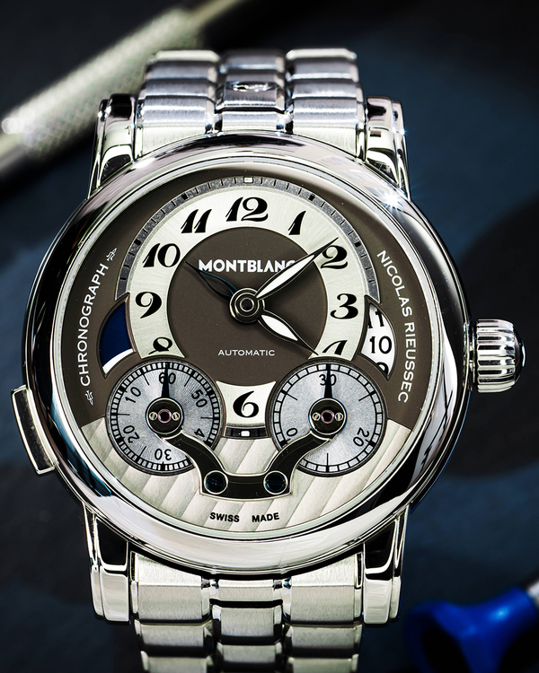 2020 Montblanc Nicolas Rieussec 43MM Silver Dial Steel Bracelet (U0102336)