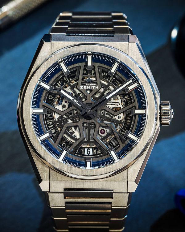 2022 Zenith Defy Classic 41MM Skeleton Dial Titanium Bracelet (95.9000.670/78.M9000)