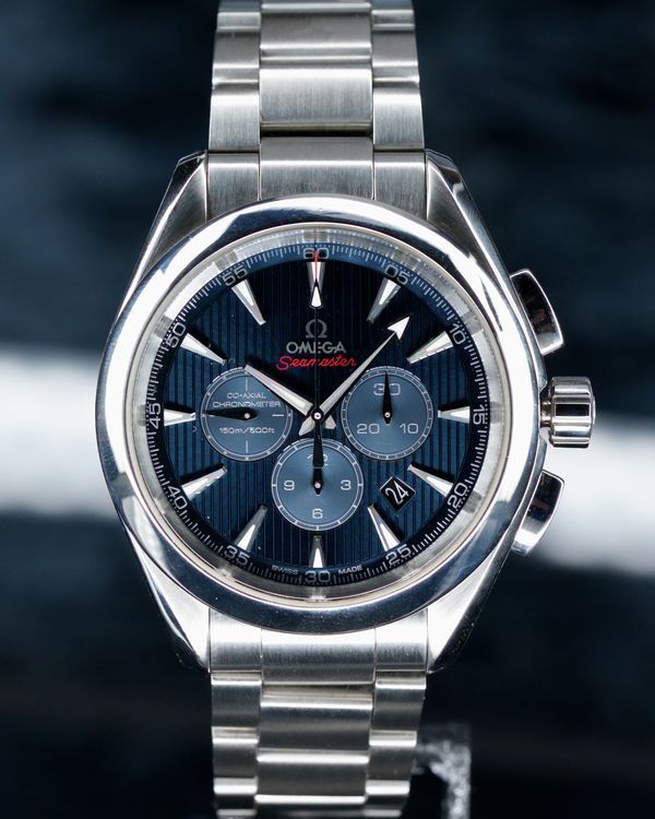 2012 Omega Seamaster Aqua Terra 150M Specialties "London 2012 Olympic Games" 44MM Blue Dial Steel Bracelet (522.10.44.50.03.001)
