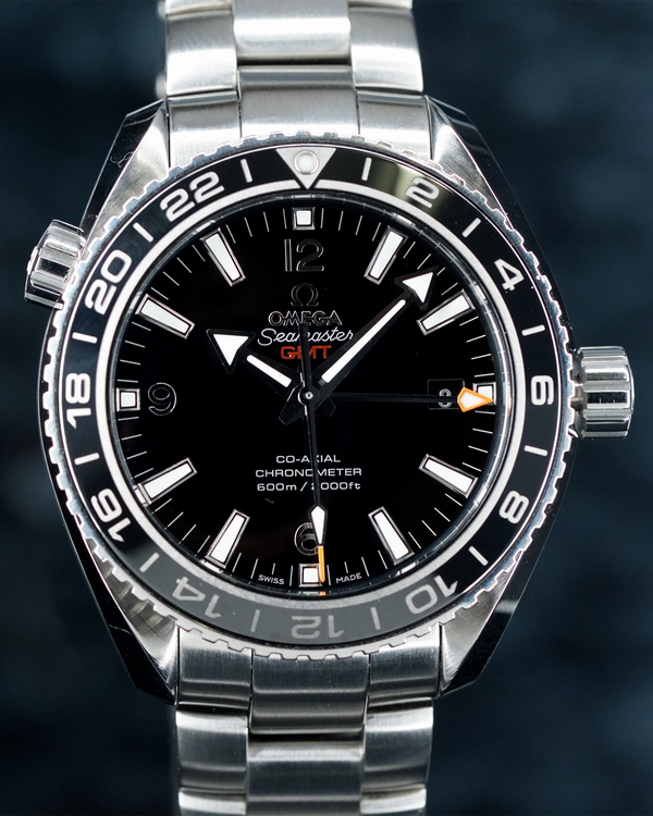 2021 Omega Seamaster Planet Ocean 600M 43.5MM Black Dial Steel Bracelet (232.30.44.22.01.001)