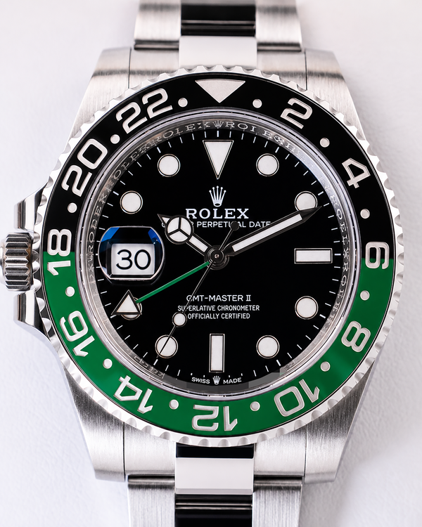 2023 Rolex GMT-Master II “Sprite” 40MM Black Dial Oyster Bracelet (126720VTNR)