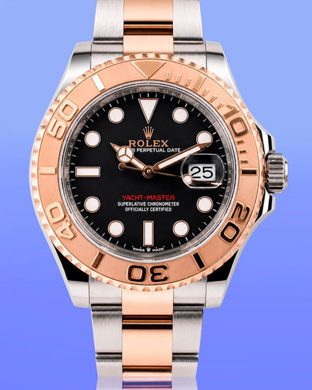 2025 Rolex Yacht-Master 40MM Black Dial Two-Tone Oyster Bracelet (126621)