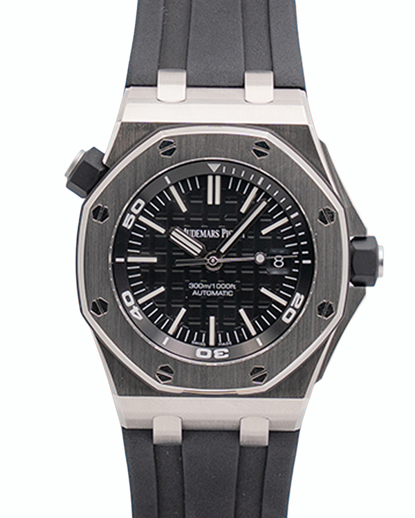2019 Audemars Piguet Royal Oak Offshore Diver 42MM Black Dial Rubber Strap (15710ST.OO.A002CA.01)