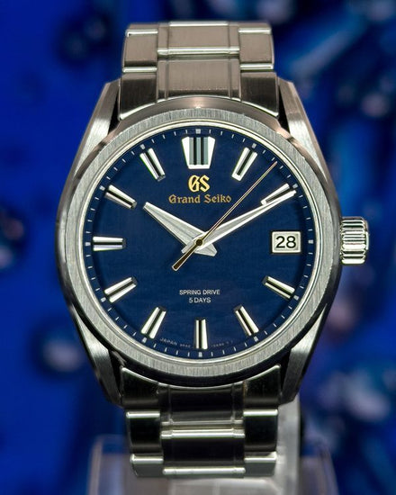 2021 Grand Seiko Evolution 9 "Lake Suwa" L.E. 40MM Blue Dial Steel Bracelet (SLGA007)